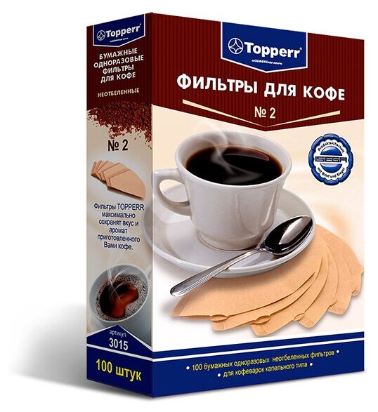 Фильтр для кофеварки Topperr 3015