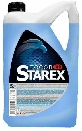 STAREX Тосол синий -40 5 кг. / охлаждающая жидкость 700623
