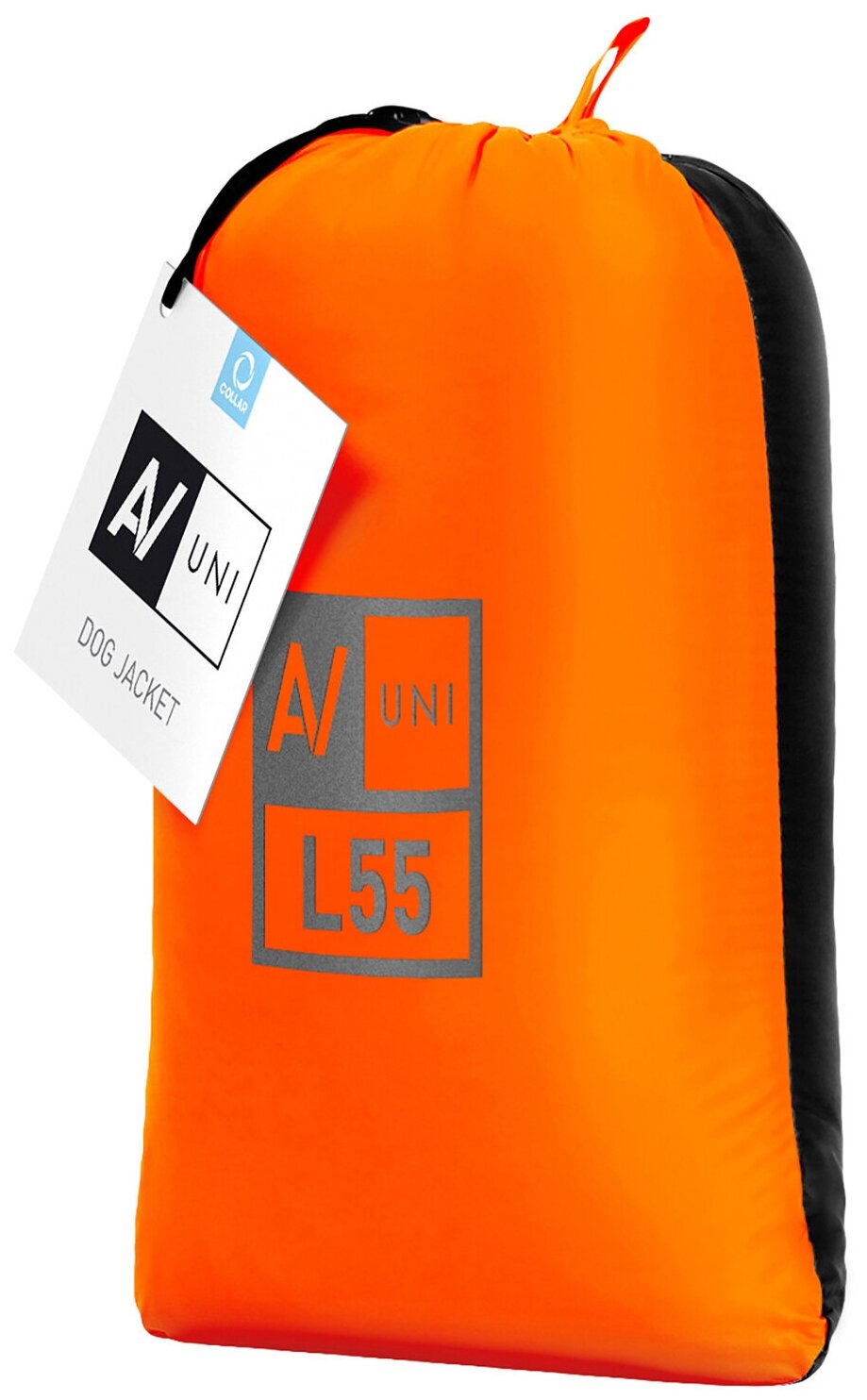 Курточка AiryVest UNI двухсторонняя оранжево-черная M 43см 2549 - фотография № 5