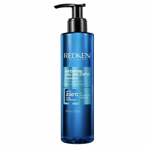 REDKEN EXTREME PLAY SAFE укрепляющий И термозащитный уход-стайлинг от повреждений термоинструментом 200 МЛ