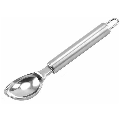 Ложка для мороженого из нержавеющей стали совок для формирования шариков 195 см цвет хром 279₽