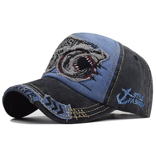 фото Бейсболка sharks, размер 55-61, голубой, серый m-trend