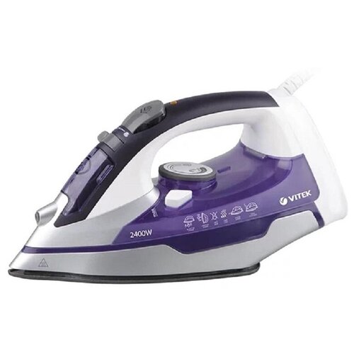 Утюг VITEK 1257-VT-02 мощность 2400 вт материал подошвы UniCera 695000₽