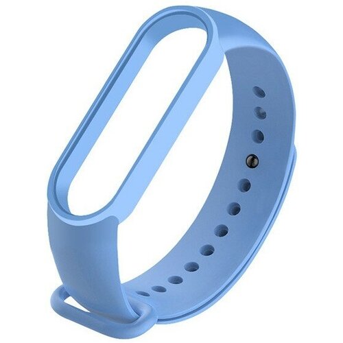 Xiaomi Силиконовый ремешок Xiaomi Silicone Band Blue для Xiaomi Mi Band 5 голубой