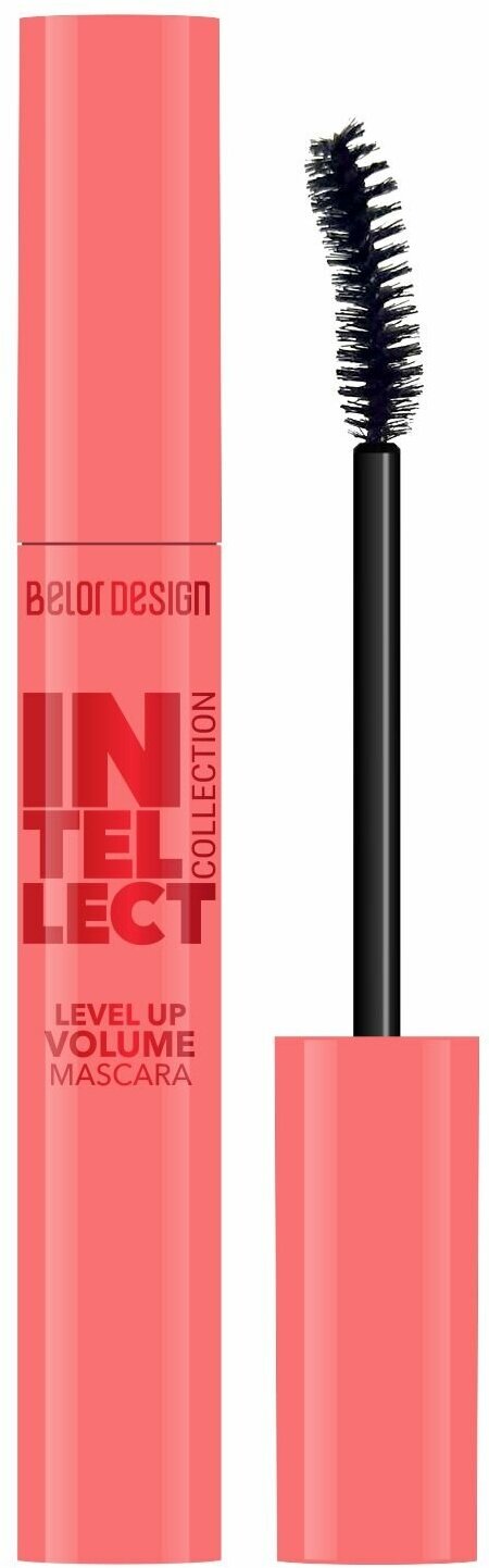 Belor Design Тушь для ресниц INTELLECT Приподнимающий объем, чёрная, 10г