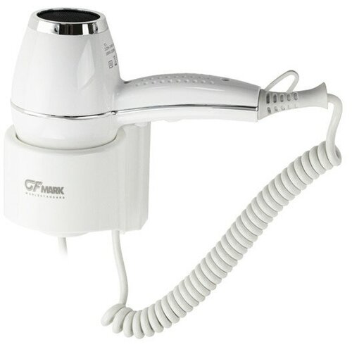 Фен 6832 настенный 1850 Вт 2 режима 2 скорости белый 328400₽