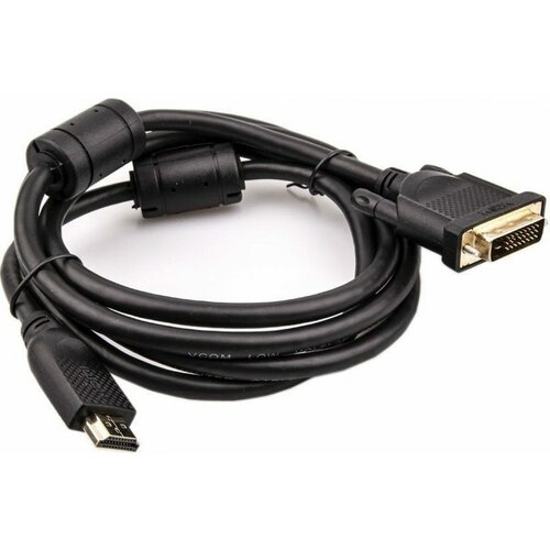 Кабель HDMI-DVI 1.8M CG484GD-1.8M VCOM кабель hdmi dvi 10м vcom cg484gd 10m