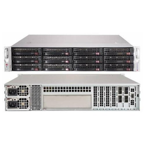 Серверный корпус SuperMicro (CSE-826BE2C-R741JBOD) серверный корпус 2u supermicro cse 825tqc r802lpb 800 вт серебристый