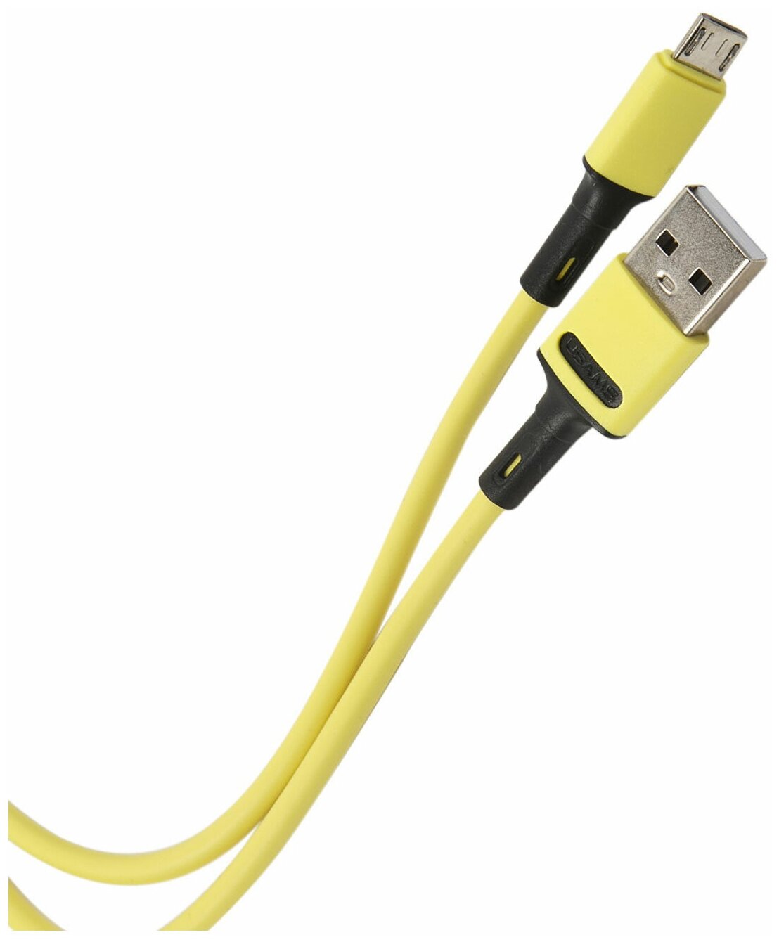 Дата-Кабель USAMS US-SJ435 U52 USB - Micro, 1 метр желтый (SJ435USB03)