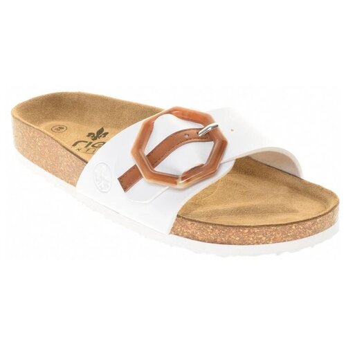 фото Шлепанцы rieker, размер 41, белый