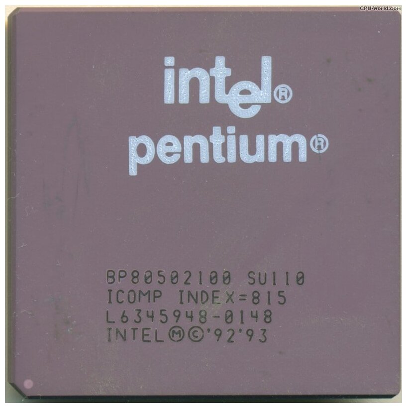 Процессор Intel Pentium 100MHz Socket 7,  100 МГц, OEM