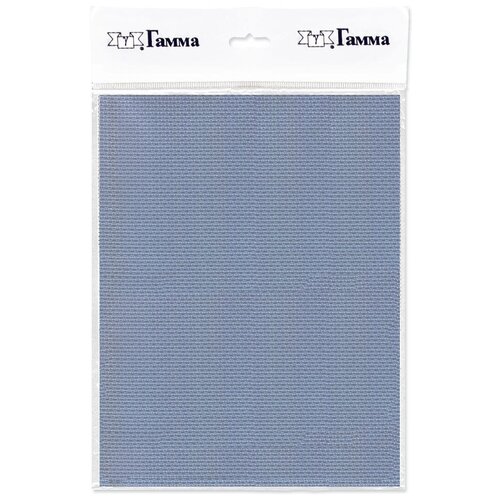 Канва для вышивки Gamma Aida №14, цвет: серый, 50 х 50 см. K04