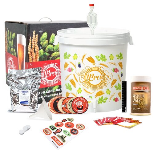 Домашняя мини пивоварня iBrew Basic Starter Kit, 30 л