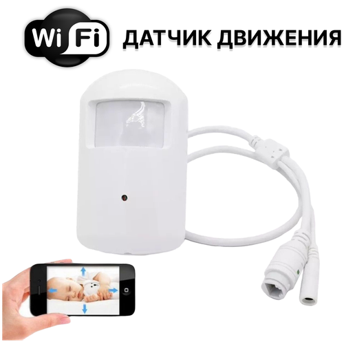 Умная камера датчик движения Wi Fi с мобильным приложением для Android, запись на карту памяти microSD