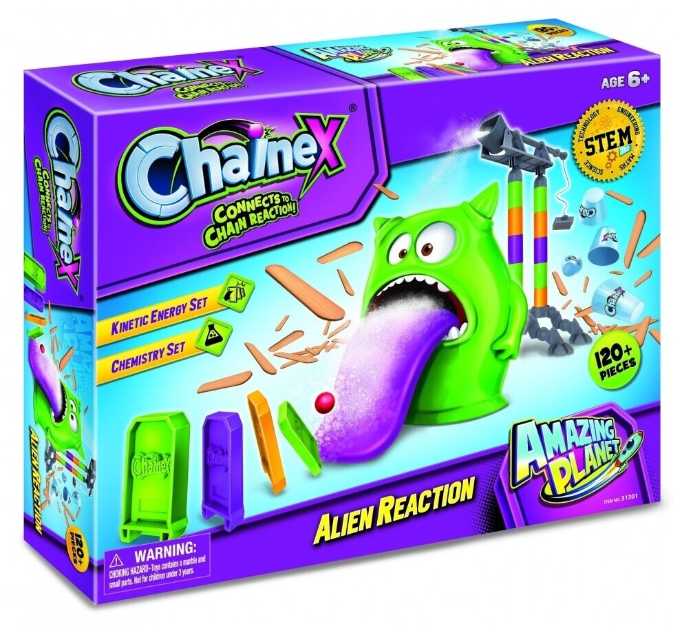 Набор STEM Chainex: Инопланетная реакция (31301: Amazing Toys)