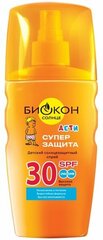 Спрей солнцезащитный водостойкий для детей от 3 лет SPF30 Биокон фл. 160мл