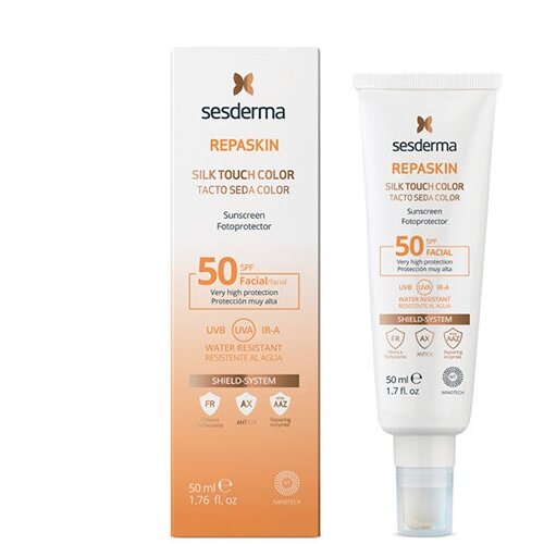Sesderma REPASKIN Silk Touch Colour Facial Sunscreen SPF 50