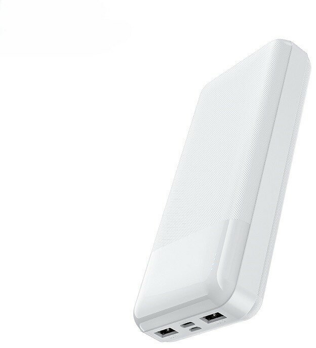 Внешний аккумулятор 20000mAh 2USB 2.0A Li-pol батарея Hoco J72A Easy travel White