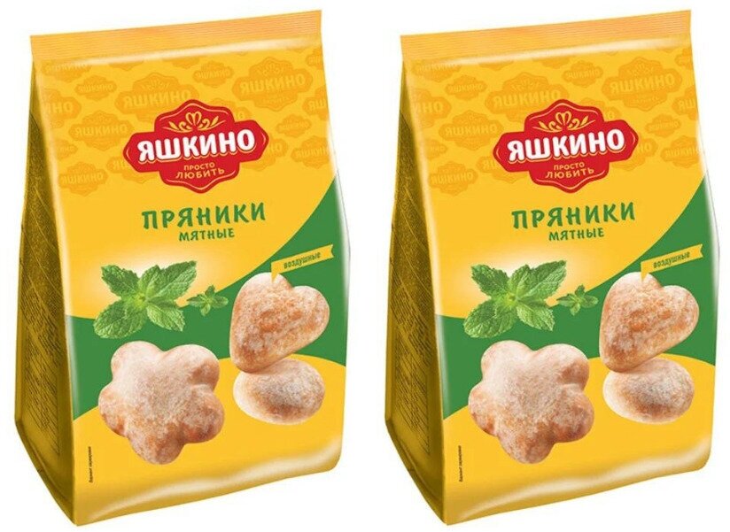 Яшкино, пряники Мятные, 350 г