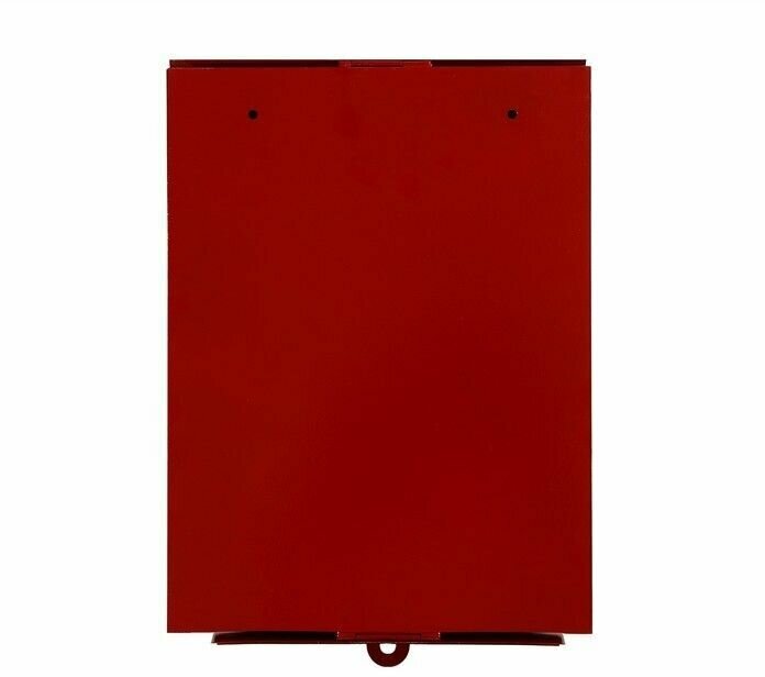 Ящик почтовый без замка (с петлей), вертикальный, "Почта", бордовый - фотография № 6