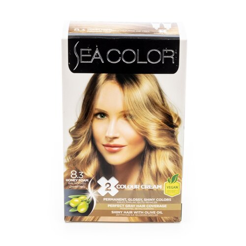 SEA COLOR № 8.3 Медовая пена Краска для волос sea color 9 1 алмазный блонд краска для волос