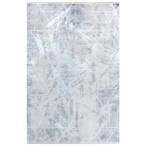 Ковер турецкий Leonidas B0749A silver grey 1.6x3