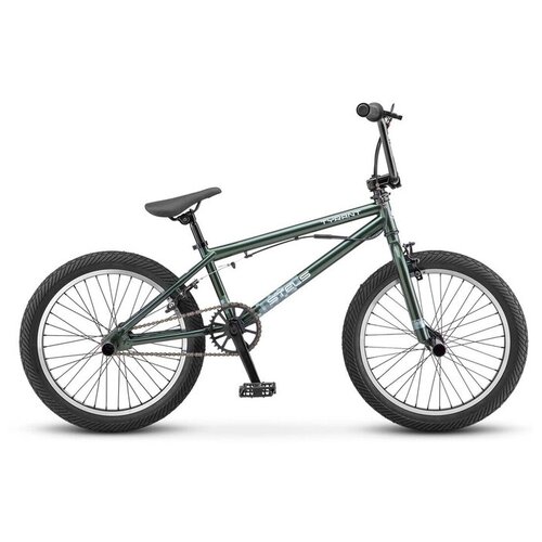 фото Трюковый велосипед stels bmx tyrant 20 v030, оливковый