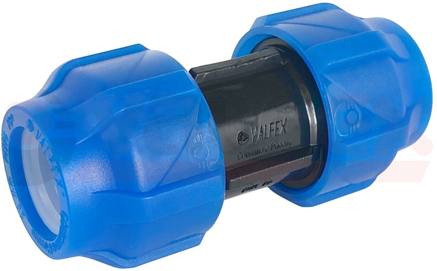 Муфта Valfex D40 полипропиленовая обжим-резьба для воды 125 мм