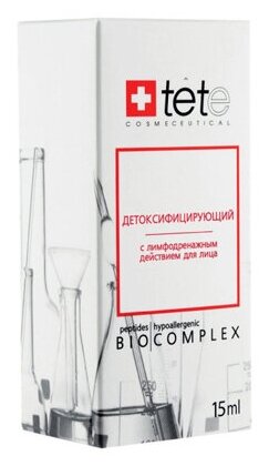 TETe Cosmeceutical, Биокомплекс детокс с лимфодренажным действием, 15 мл