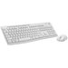 Комплект клавиатура + мышь Logitech Silent Wireless Combo MK295, белый, английская/русская раскладка