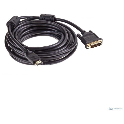 Кабель HDMI - DVI, 7.5м, VCOM (CG484GD-7.5M) кабель vcom vnc1020