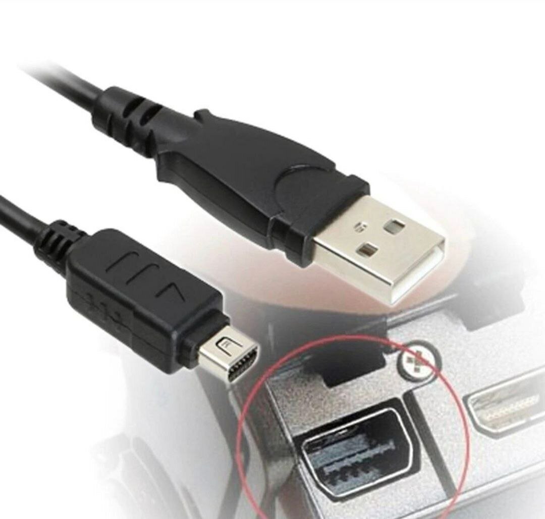 USB кабель CB-USB5, CB-USB6, CB-USB8 для фотоаппаратов Olympus 12pin(Caution89765433)