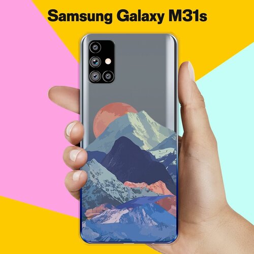 Силиконовый чехол Горы на Samsung Galaxy M31s силиконовый чехол цветы на samsung galaxy m31s