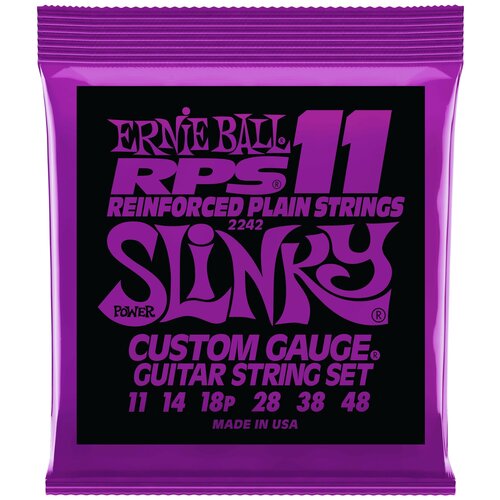 Ernie Ball 2242 RPS11 - Струны для электрогитары, Power Slinky (11-48)
