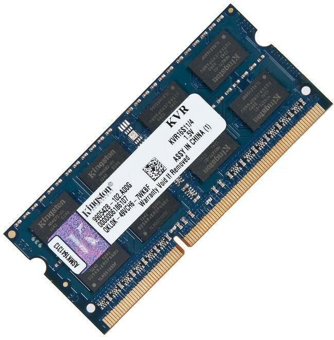 Модуль памяти SO-DIMM DDR-3 PC-12800 4Gb Kingston [KVR16S11/4]