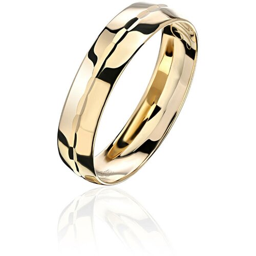 Обручальное кольцо из желтого золота 585 пробы 01О730162. Размер 19.5