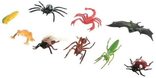 Набор животных насекомых «Природа», микс