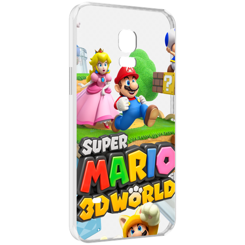 чехол mypads super mario 3d world для samsung galaxy s23 plus задняя панель накладка бампер Чехол MyPads Super Mario 3D World для Samsung Galaxy S5 mini задняя-панель-накладка-бампер