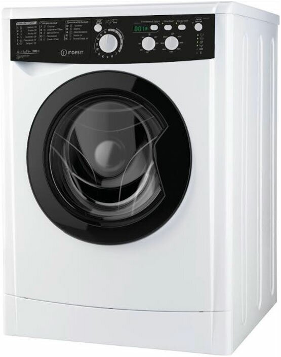 Стиральная машина Indesit EWSD 51031 BK CIS 5 кг, белый