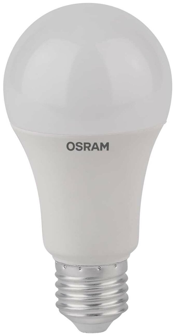 Светодиодная лампа OSRAM LED STAR A стандарт 5.5Вт E27 470 Лм 2700 К теплый белый свет 4052899971516