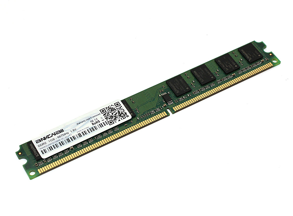 Модуль памяти Ankowall DIMM DDR2, 1ГБ, 667МГц, PC2-5300
