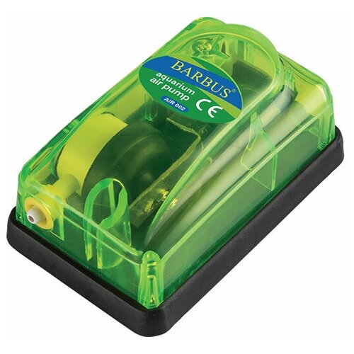 Компрессор воздушный для аквариума 20-100л 35лм 3ватт одноканальный прозрачный корпус Барбус air 002 134700₽