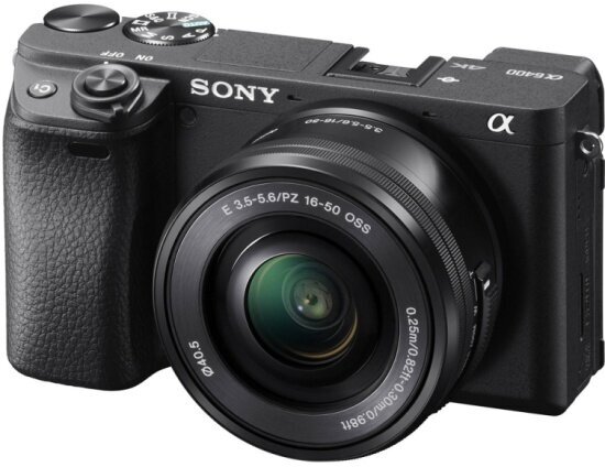 Цифровой фотоаппарат Sony A6400 кит 16-50мм PZ черный