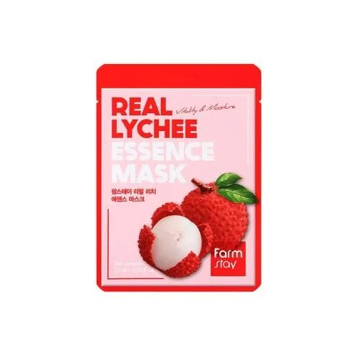 FarmStay Маска тканевая с экстрактом личи - Real lychee essence mask, 23мл 10 шт