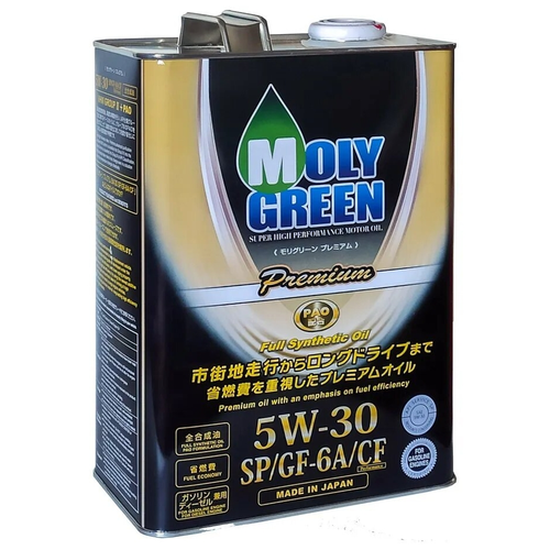 MOLYGREEN Premium 5W30 SP/GF-6A/CF, 4л