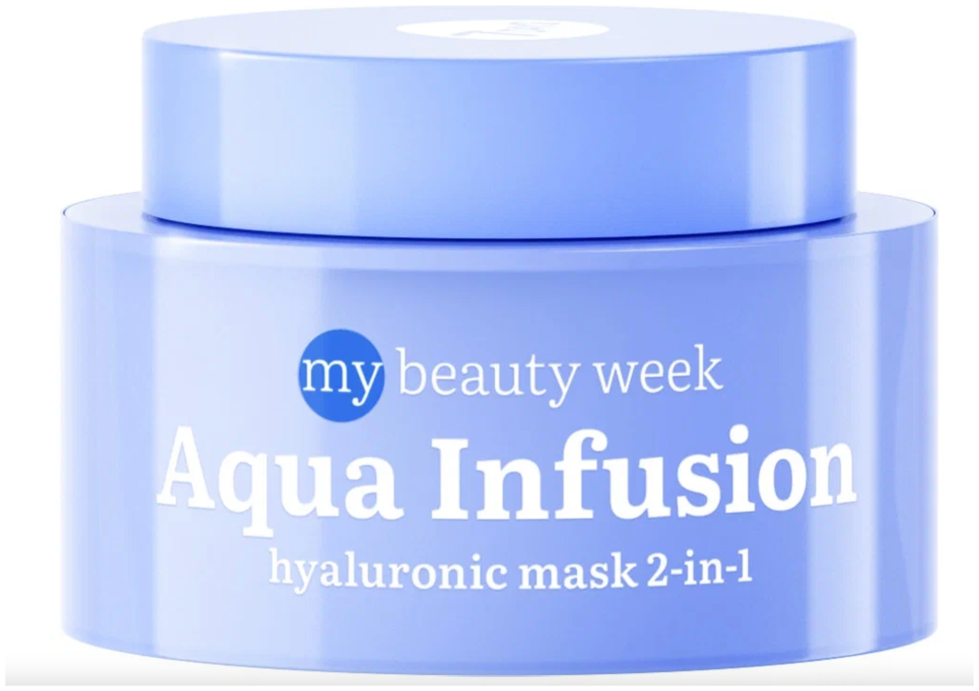 Маска для лица 7DAYS My beauty week Aqua infusion 2 в 1 увлажняющая с гиалуроновой кислотой 50мл