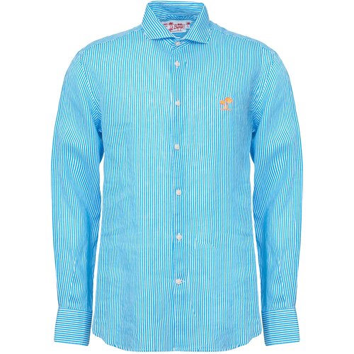 Рубашка MC2 Saint Barth, размер XL, голубой
