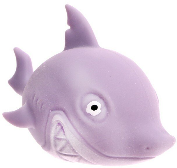 Мялка «Акула» с пастой, цвета микс