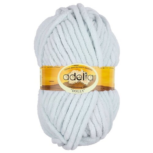 Пряжа ADELIA DOLLY 100% полиэстер 5 шт.х100г 40м пряжа adelia dolly однотонная 100 % полиэстер 100 г 40 м 5 шт 30 желто зеленый