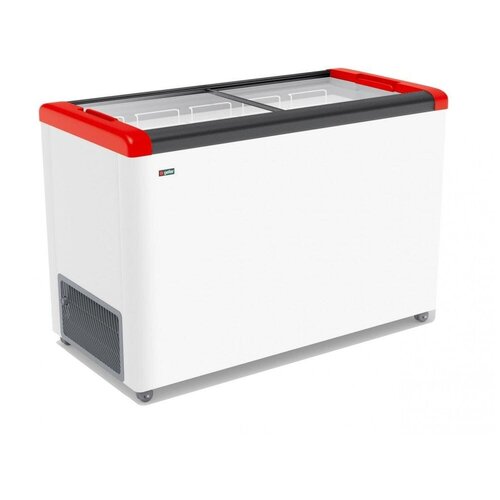 Ларь морозильный GELLAR FG 400 C красный стекло прямое 34930₽